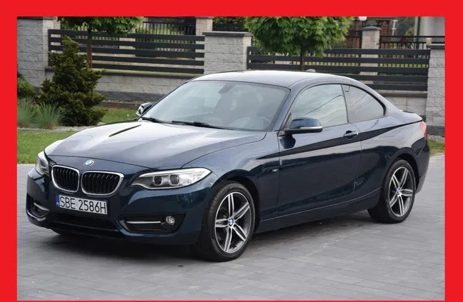 samochody osobowe BMW Seria 2 cena 54900 przebieg: 217700, rok produkcji 2014 z Siewierz